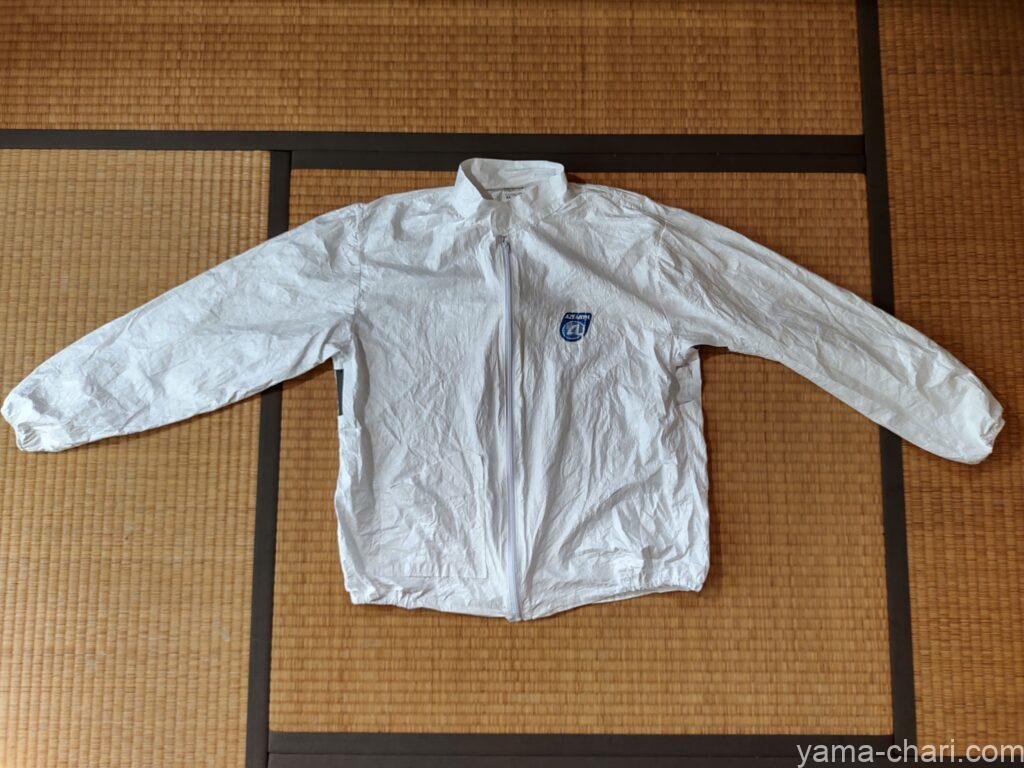 改造後のタイベックジャケット