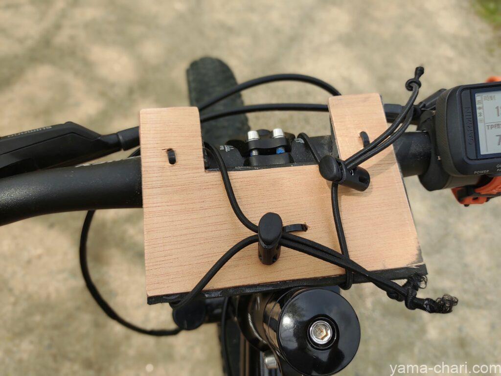 MTBと自作ラック